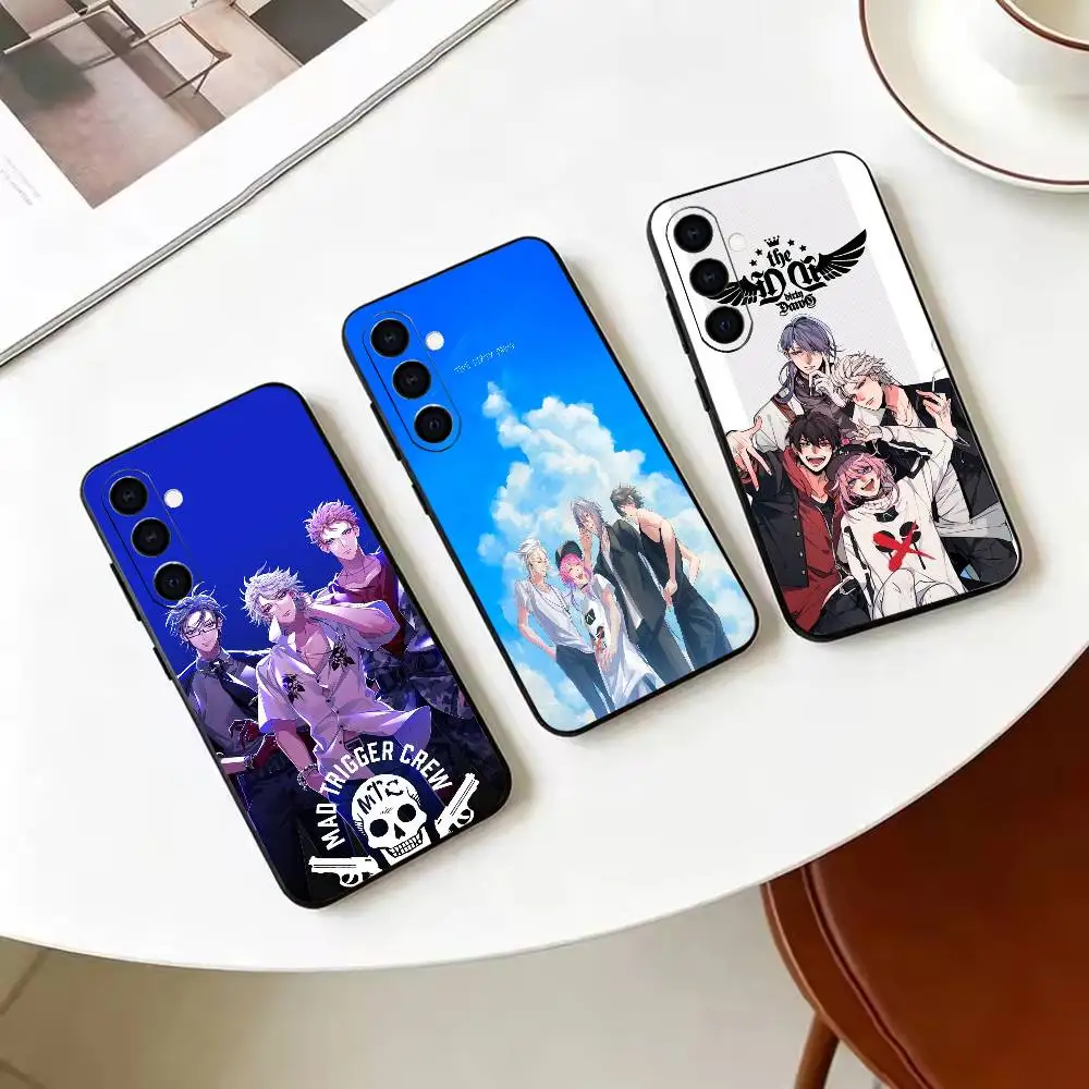 H-Hypnosis Mic-c Funda de silicona suave negra para teléfono Samsung Galaxy A73, A42, A72, A70, A53, A52, A51