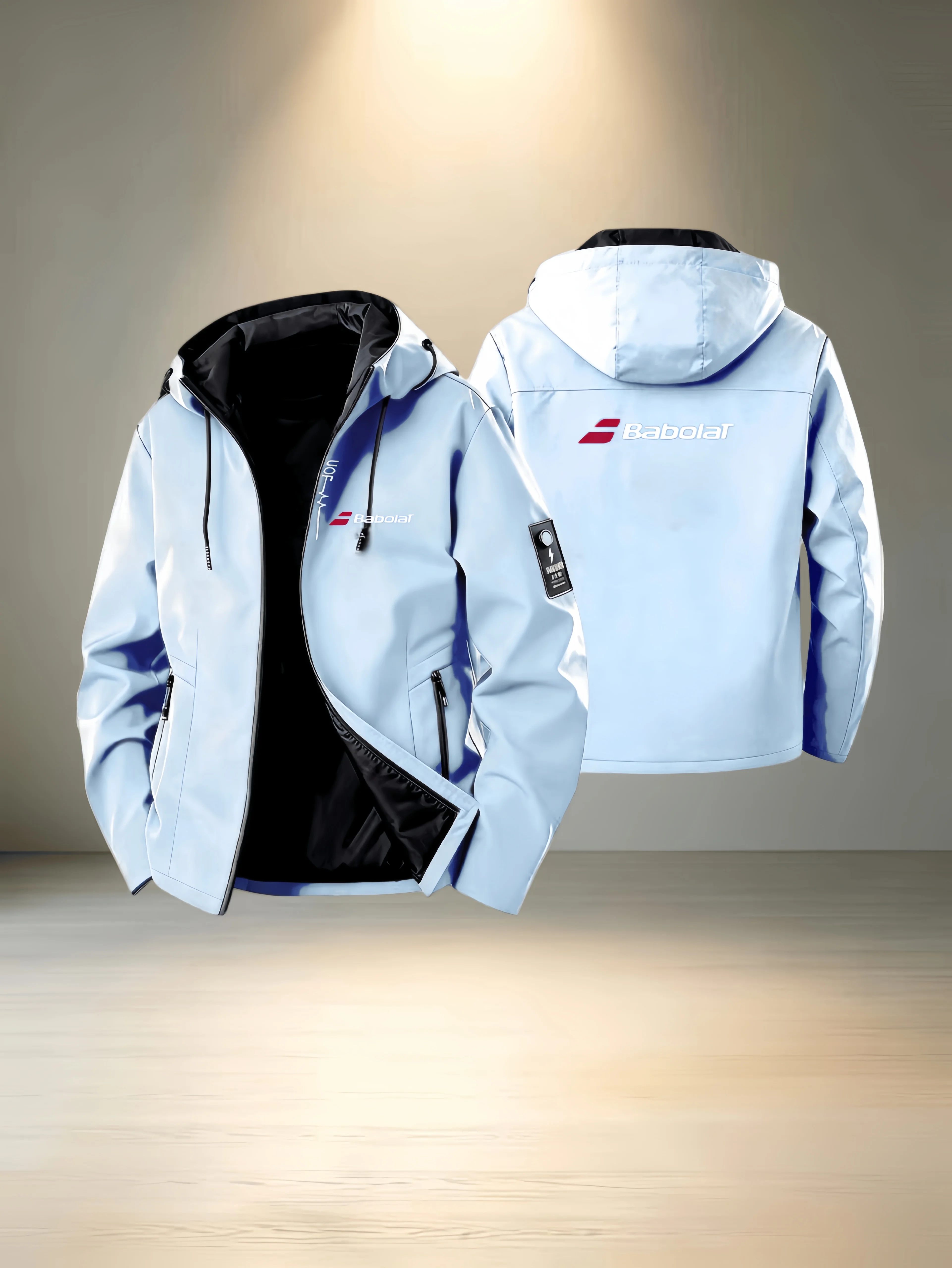 Hooded outdoor windproof jacket