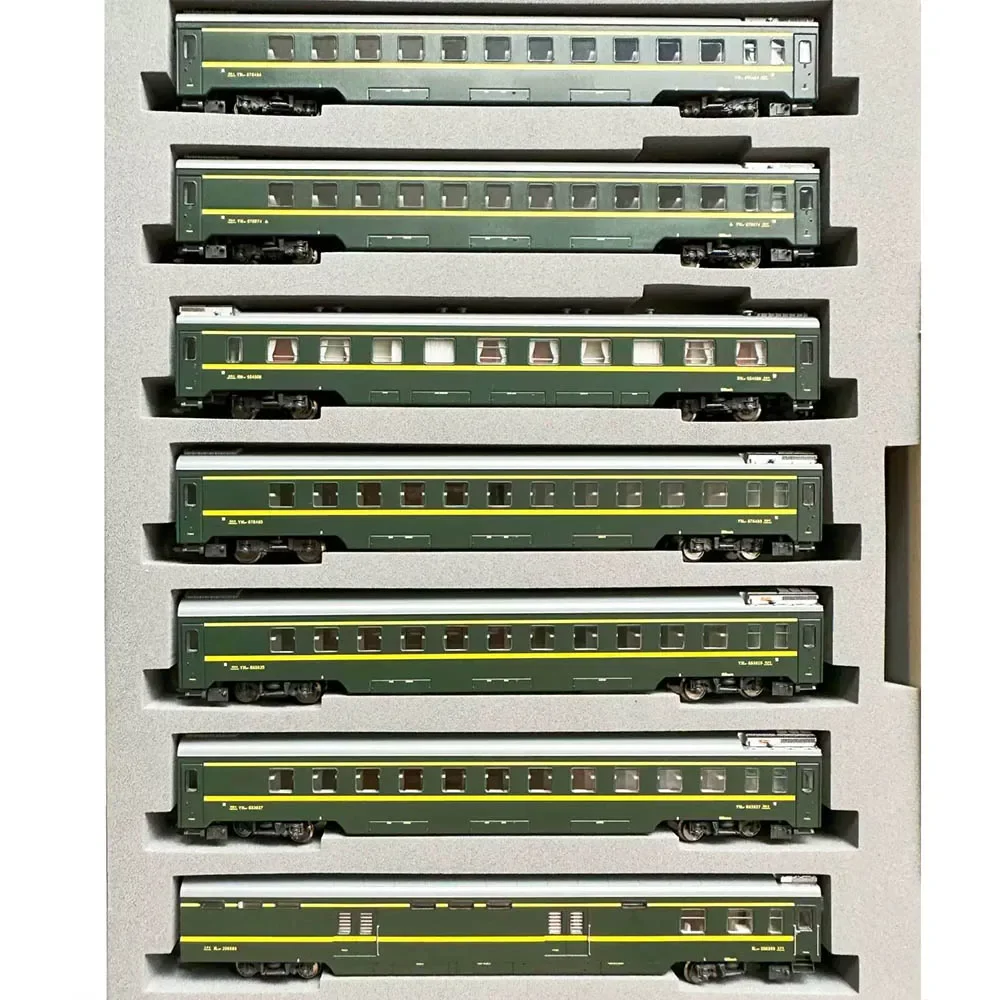 Juego de modelos de tren a escala N, 10-004C, 10-087A/B, 25T, RW19T completo, entrenador de rodillo alto, juego de 7 Secciones, 1/160