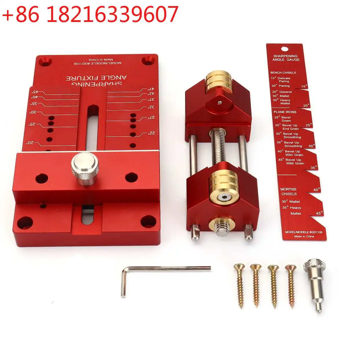 TAO Mohoo GD1109 Sharpening System Two Types Honing Guide Sharpening Holder Angle Fixture Angle Gauge for Woodworking Chisel