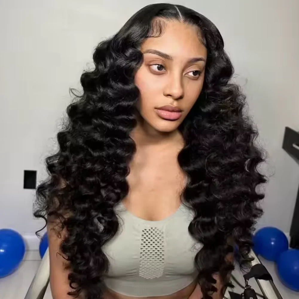32 Inch V Part Wig Human Hair Long Body Wave Brazilian Hair Wig For Women 200 Density V Shape Wig Brazilian Hair Wigs Beginner Friendly