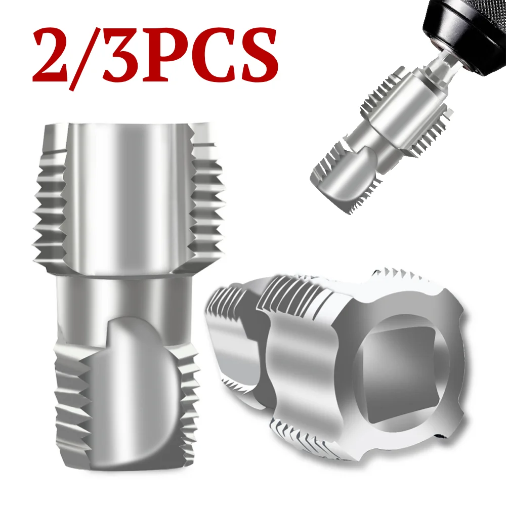 4/6 Punkte Rohreinfädler-Set, Rohreinfädler, Rohr, runde Matrize, Wasserleitung, Innengewindeöffner für 1/2 Zoll 3/4 Zoll Rohre innen