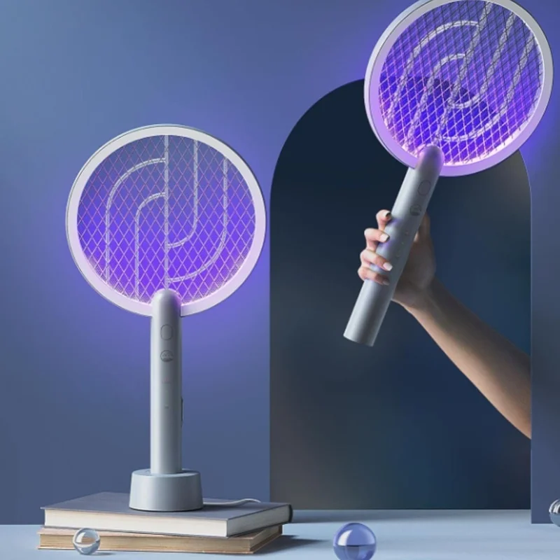 2-in-1-rechargeable-electric-swatter-1200mah-8h-working-purple-lamp-powerful-racket-for-home-insect-control