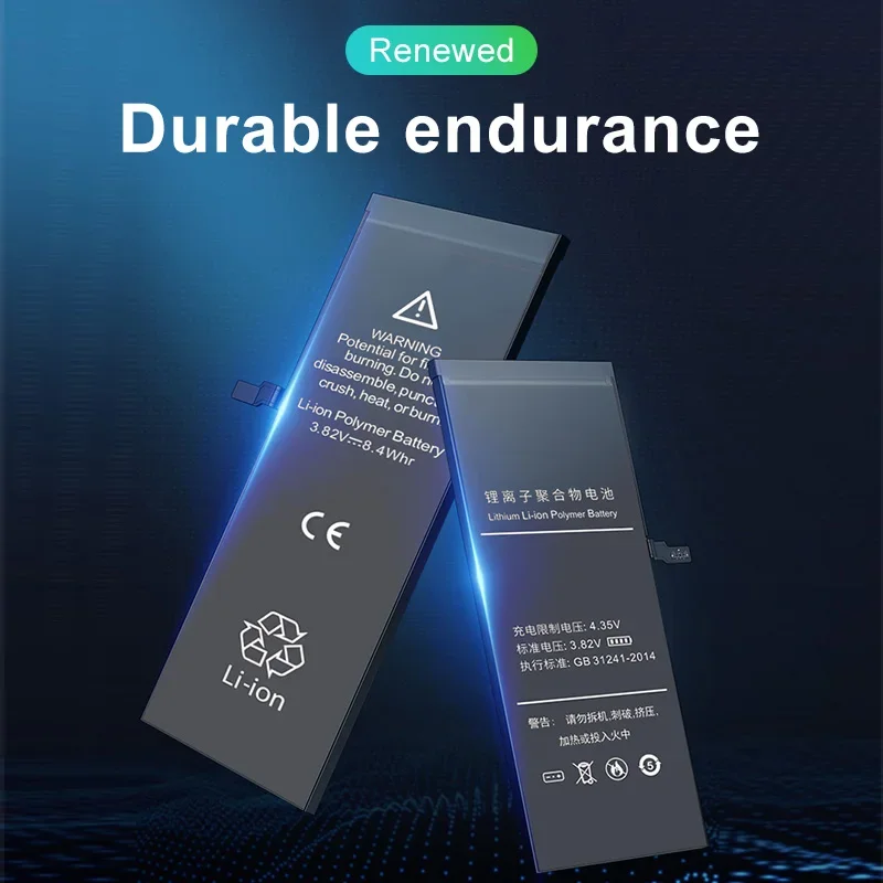 Batteria Per IPhone SE / SE 2 2020 / SE 3 2022 – RUI XI, 0 Cicli, Alta Capacità, Attrezzi Inclusi E 2 Anni Di Garanzia