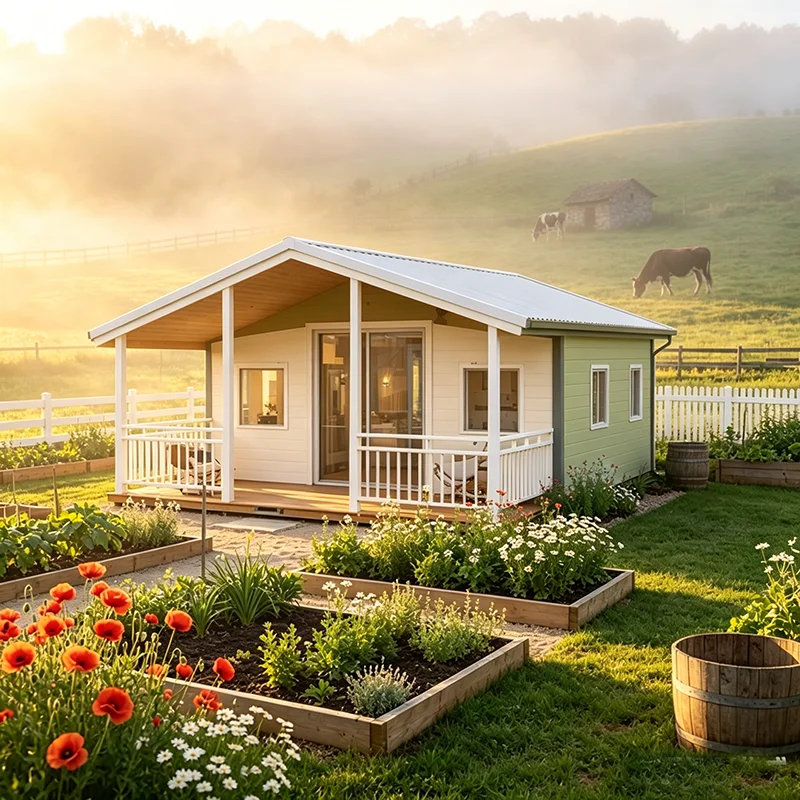 Eco Friendly Flat Pack Container House Building Low-Cost Affordable Family Housing