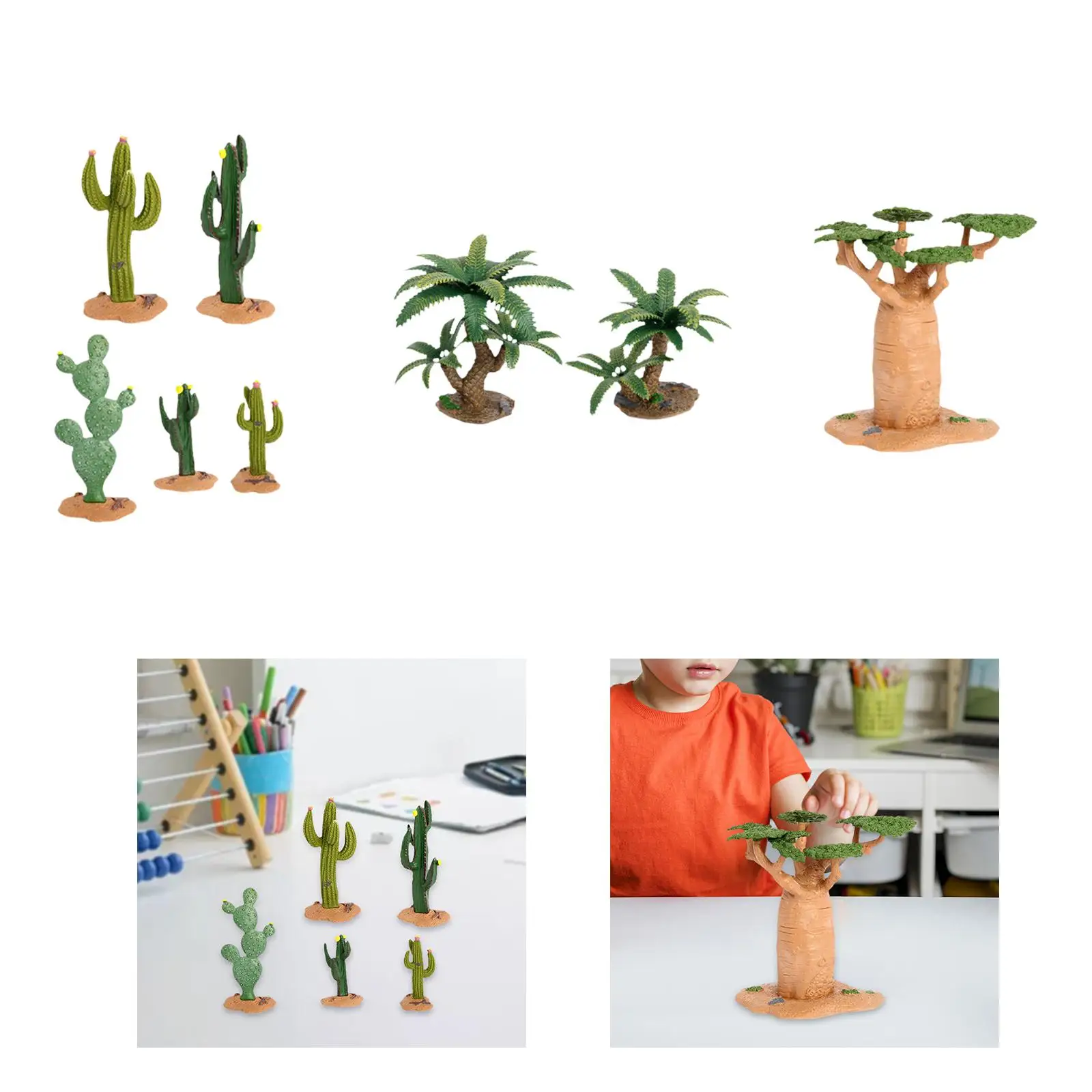 Árbol de jardín de hadas en miniatura, modelo de árboles, estatuilla de árbol Artificial, paisaje ferroviario, modelo de árboles para diseño de escena de juego de rol