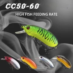 1Pc Minnow Crank Fishing Lure Floating Hard Bait 63mm/9g ABS Artificial Bait Wobbler Crankbait Carp Perch Pesca Fishing Tackle