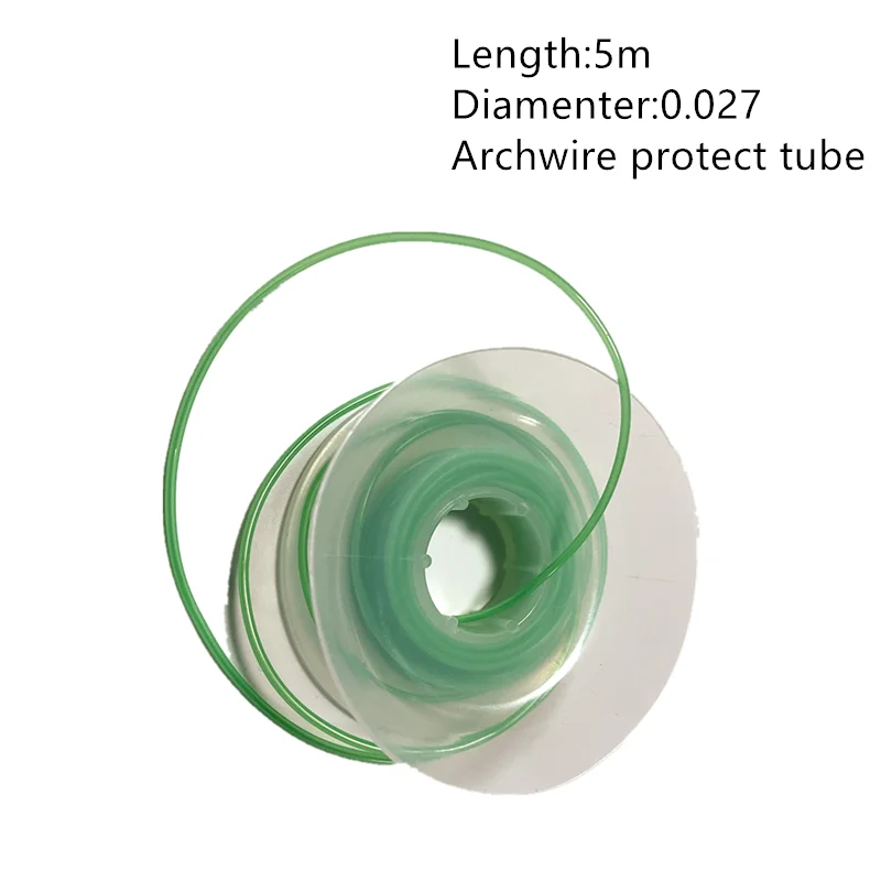 

Dental Ortho Archwire Elastic Tube Protective Sleeve Elastomeric Bumper Tube Archwire Protector Green