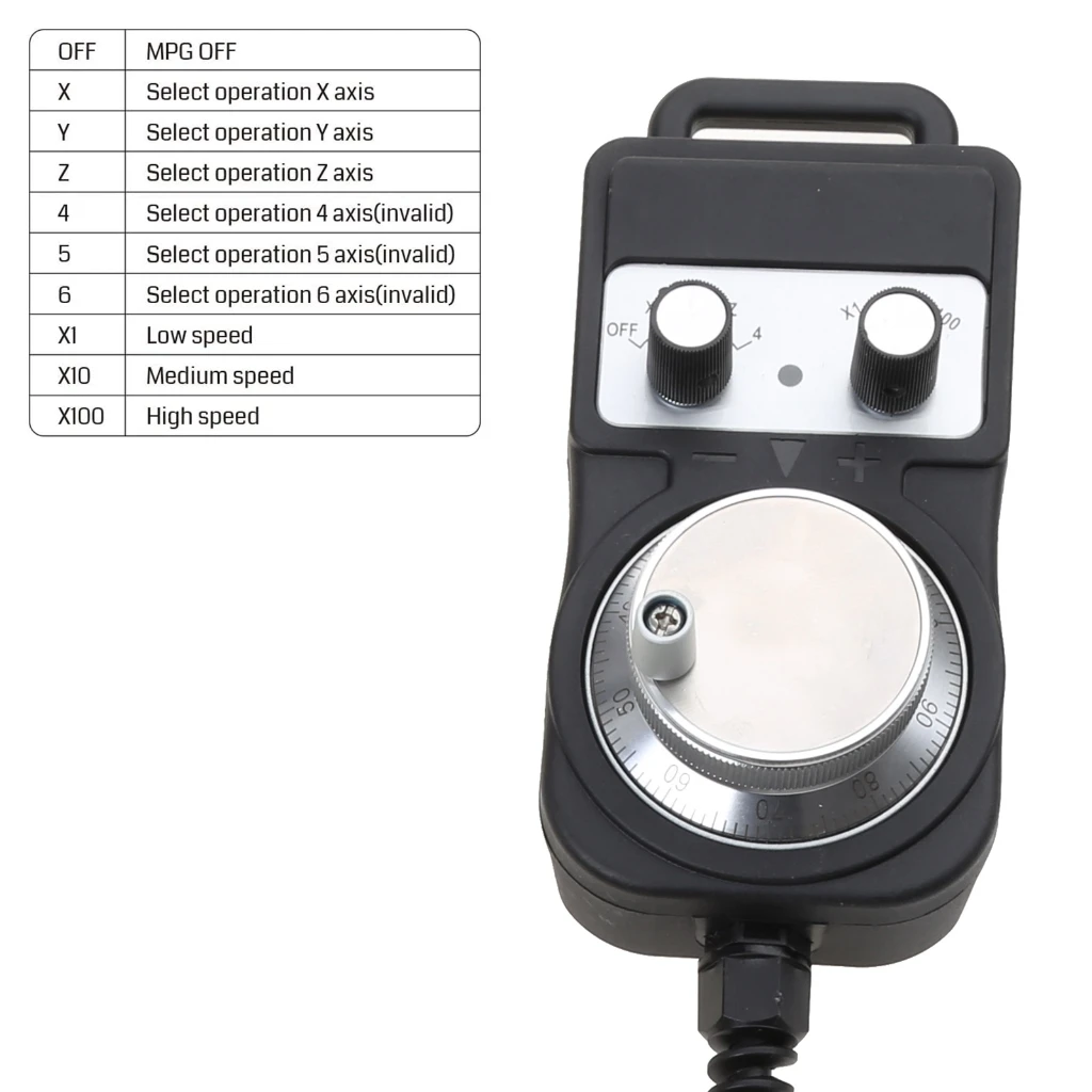 Imagem -02 - Controlador de Volante para Genmitsu Cnc Mpg 3018-prover Mach3 3018-mx3 Mão Roda Dropship