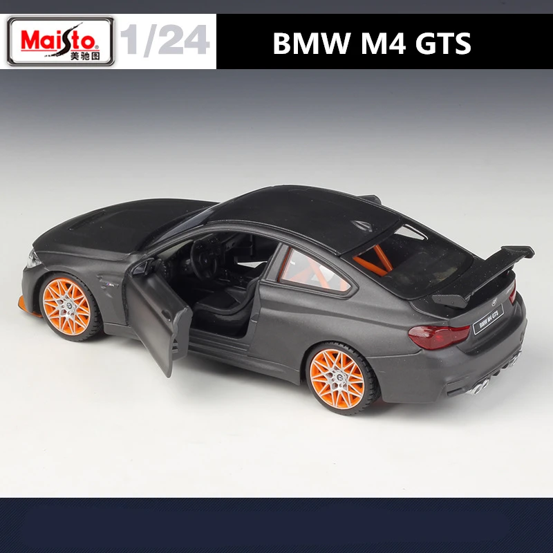 Maisto 1:24 BMW M4 GTS Alloy Sports Car Model Diecasts Metal Racing Vehicles Car Model Simulation Collection Childrens Toys Gift