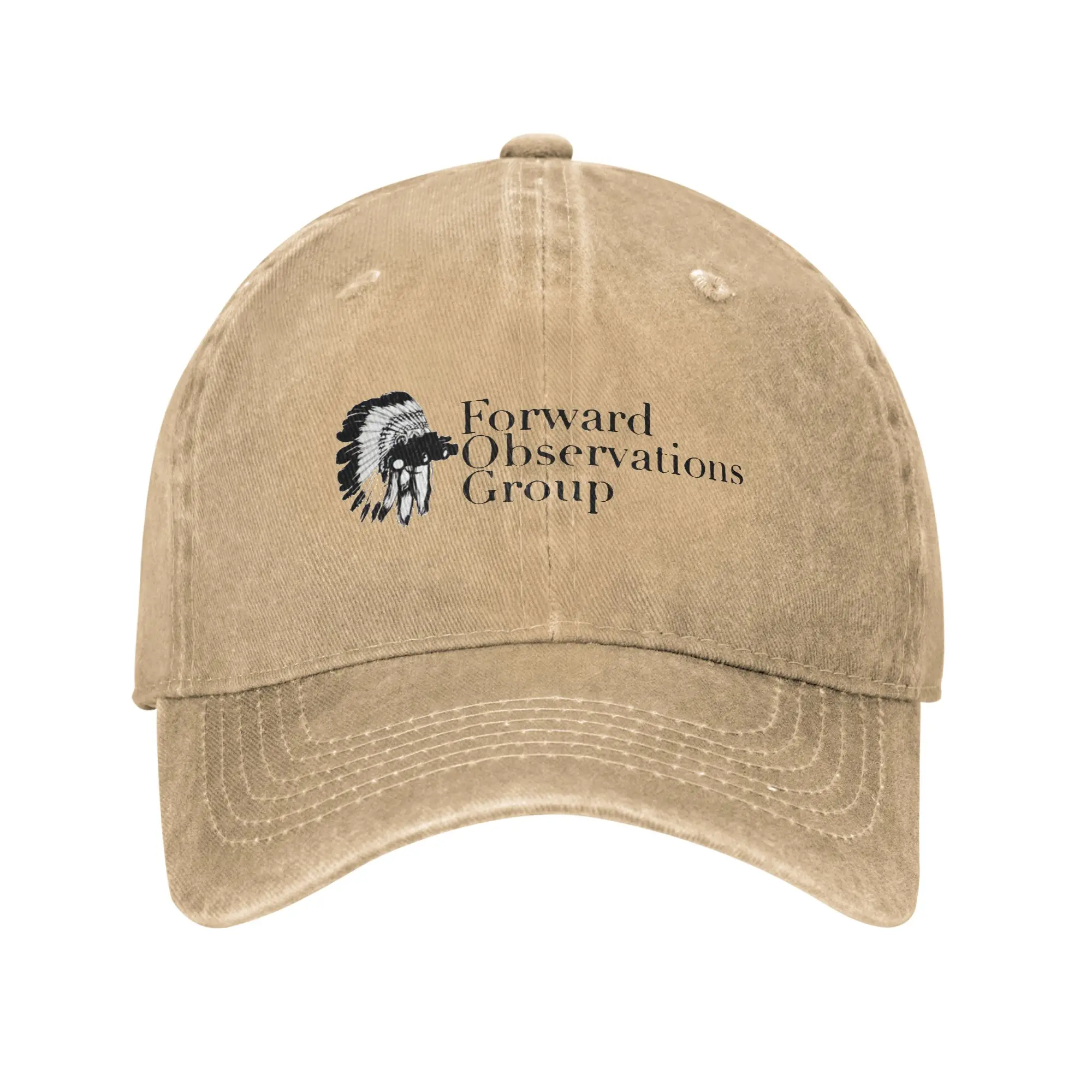 Forward Observations Group Unisex Baseball Cap Concepts Distressed Washed Hats Cap Casual Outdoor Summer Adjustable Headwear