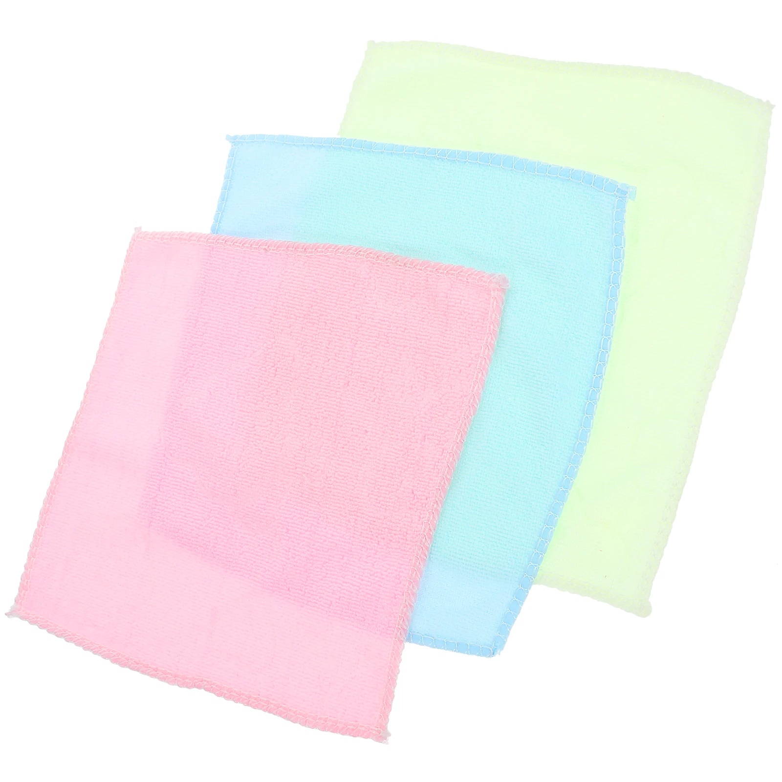 

10pcs Fiber Towels Skin Friendly Absorbent Quick Friendly Hand Towels Face Wash Cloths Polyester Body Cloth Household