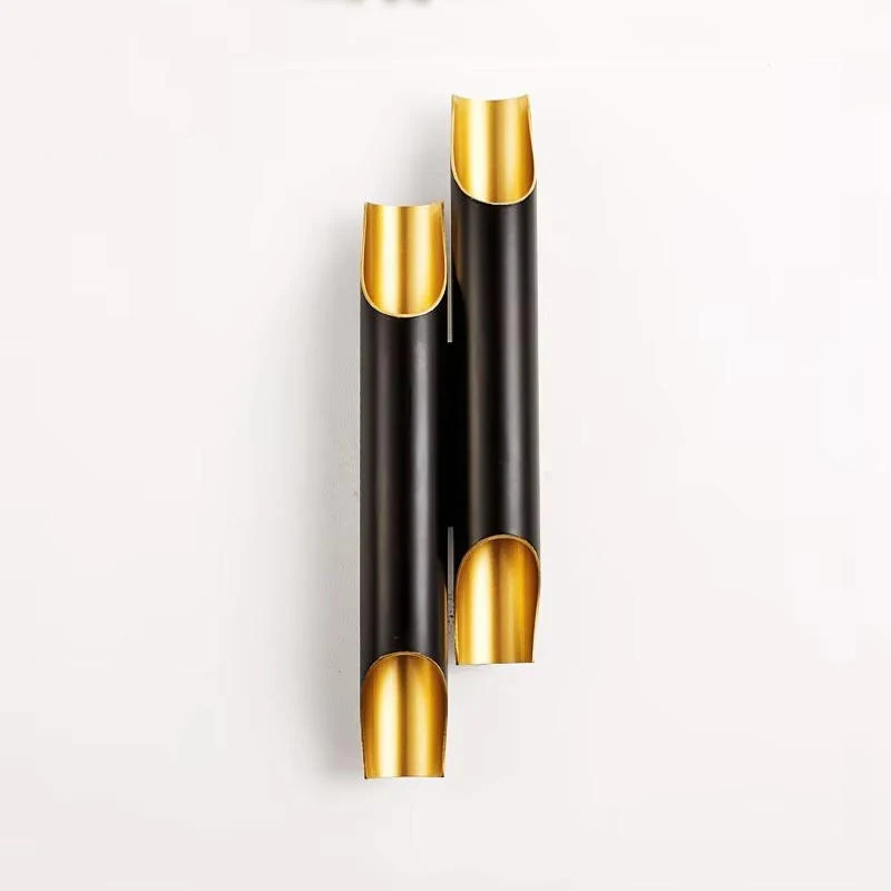 خمر الجدار الخفيفة الإبداعية الخيزران على شكل شخصية بار الجدار مصباح مقهى غرفة الطعام غرفة نوم السرير مشطوف مصباح الجدار المعدني