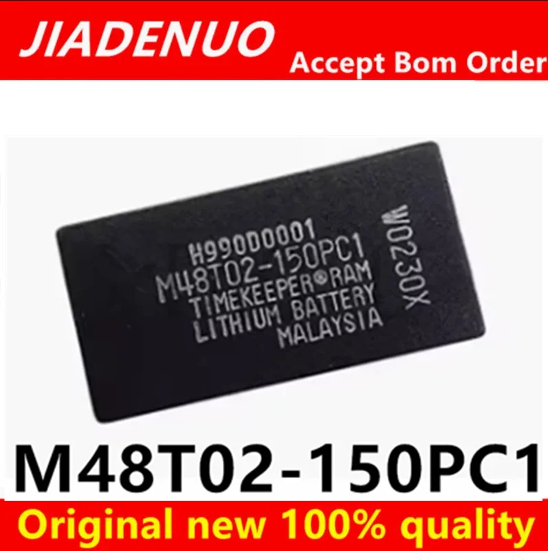 (1-2pcs)100% Original New M48T02-150PC1 M48T02 DIP-24 IC Chipset