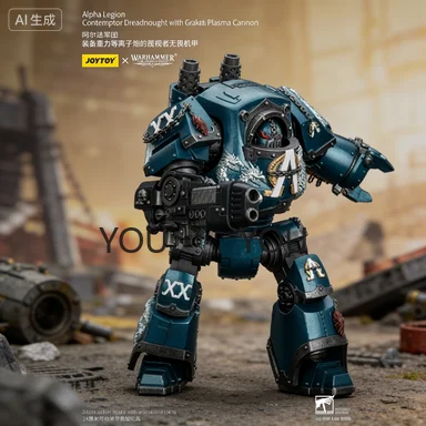 

JOYTOY Warhammer The Horus Heresy Alpha Legion Alpharius Primarch of The XXth Legion Saboteur Consul Contemptor Dreadnought