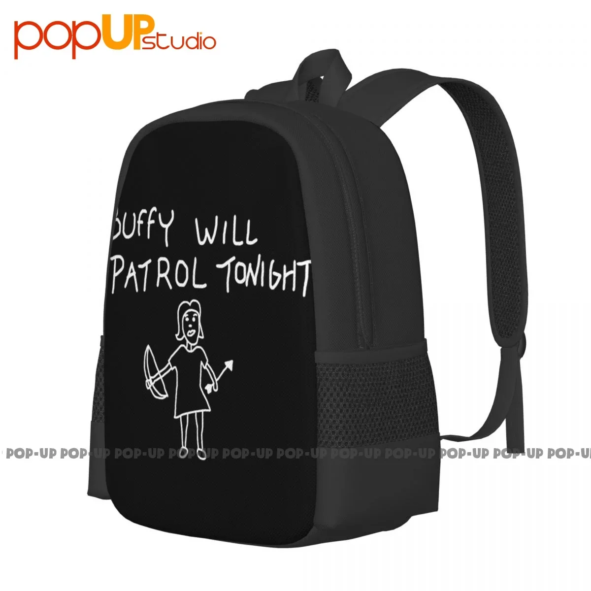 Buffy The Vampire Slayer Buffy Will Patrol Tonight Backpack Large Capacity Travel Schoolbag 3d Printing Large Capacity