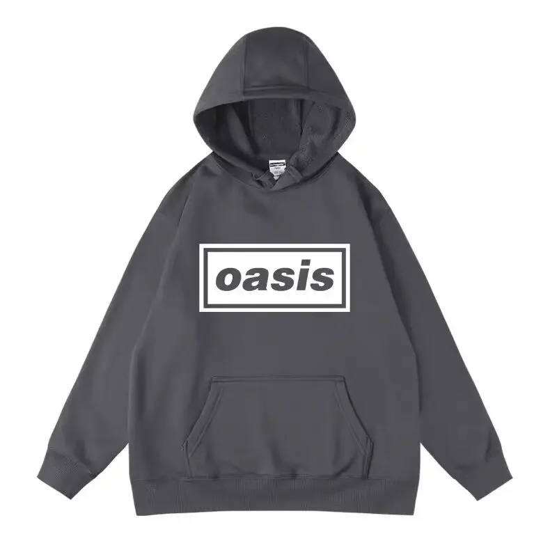 2024 Oasis Hoodies Sweatshirts for Fans Long Sleeve Women‘s Clothing Streetwear Printed Hooded Sweatshirt Fashion Trend Unisex