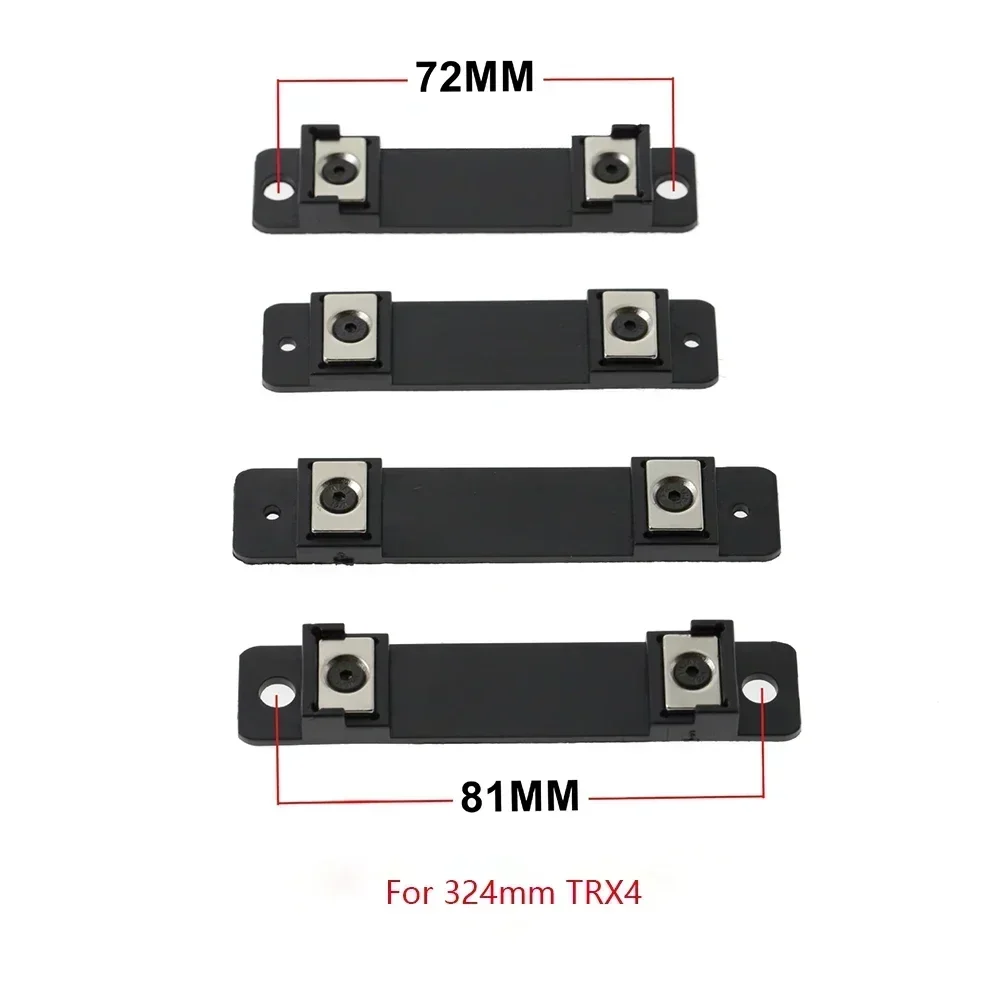 4 pezzi montanti magnetici per carrozzeria per 1/10 RC Crawler Car TRX4 TRX6 G63 G500 parti di aggiornamento