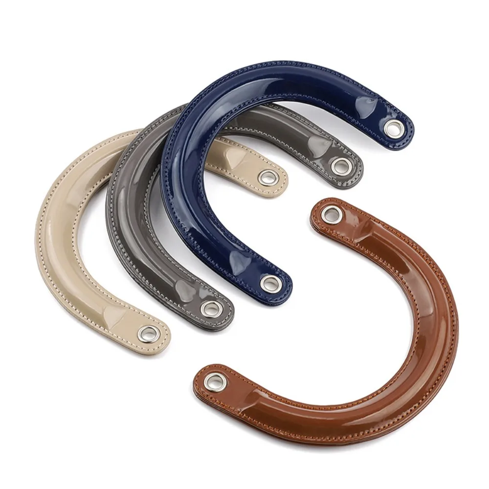 Mehrfarbige abnehmbare Taschen griffe DIY hand gefertigte Geldbörsen griffe aus Kunstleder für Damen Luxus handtaschen Ersatz gürtel