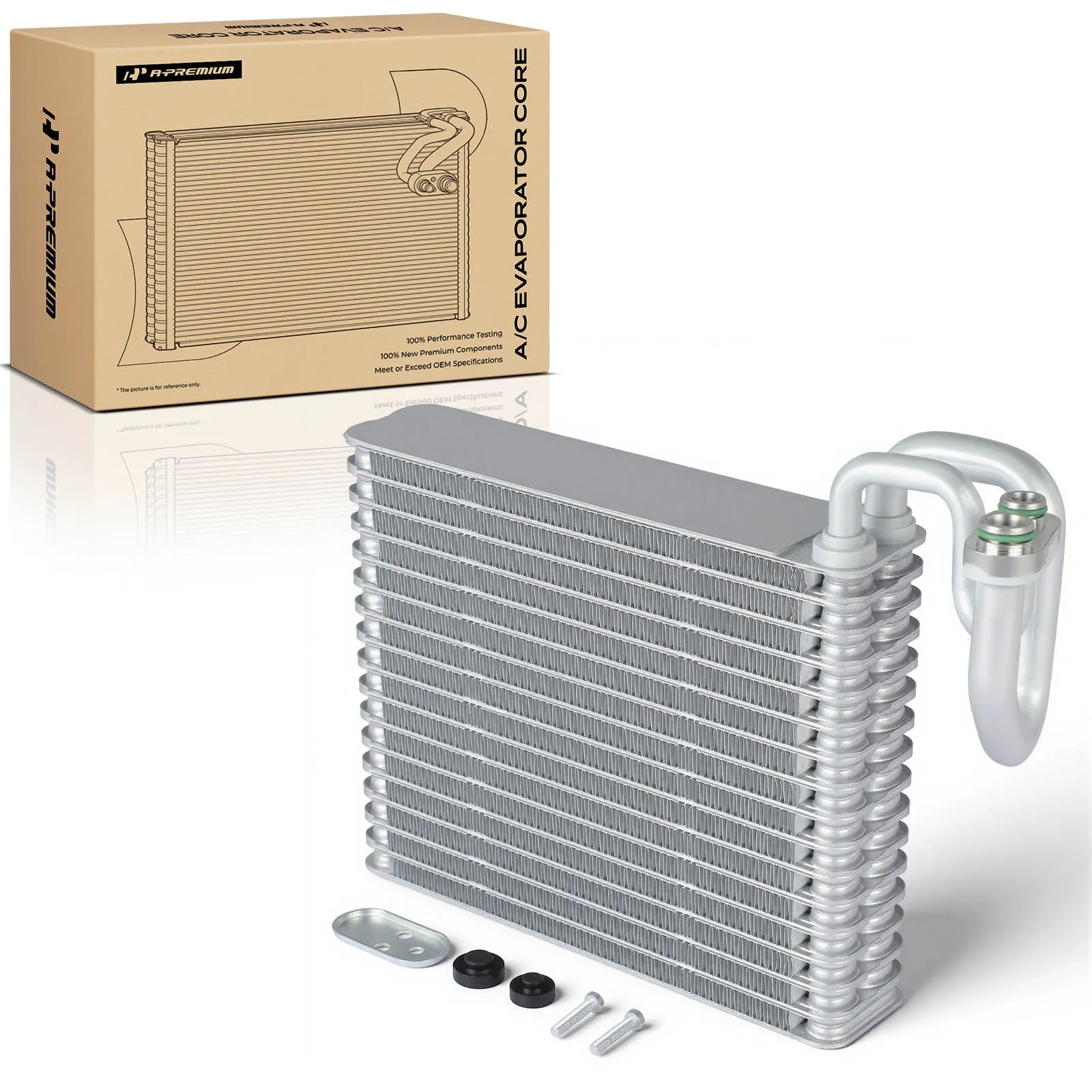 A-Premium Front Side A/C Evaporator Core w/Pressing Plate for Honda CR-V 2002-2006 Civic 2001-2005 Element 2003-2011 Acura EL