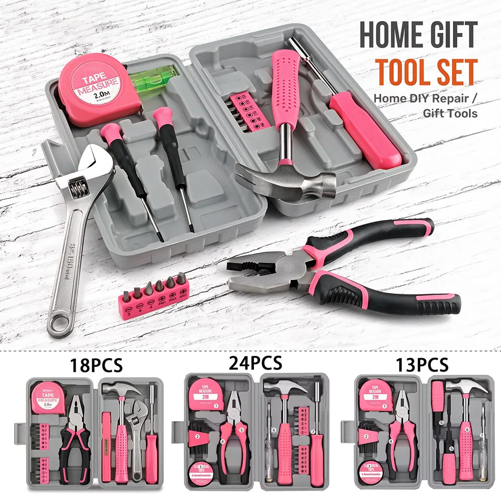 13-24pcs Compact DIY Multitool Kit Electric Pen & CR-V Steel - Home Maintenance Hand Tools Set Automotive Tools Screwdriver Sets