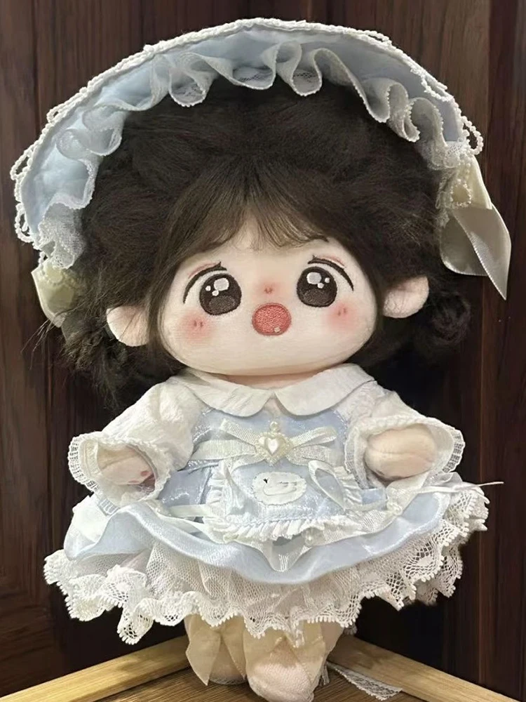 Одежда для плюшевых кукол Kawaii 20 см милый осенний комплект с юбкой наряд без атрибутов хлопковых модный осенне-зимний гардероб