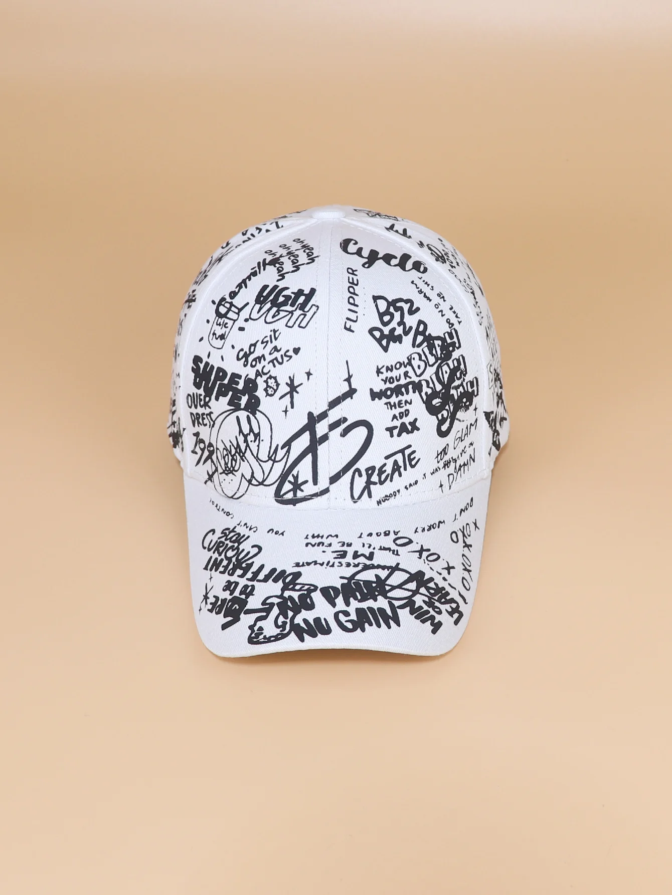 Stylish graffiti baseball caps outdoor cap truckers men and women can wear personalized sun hats