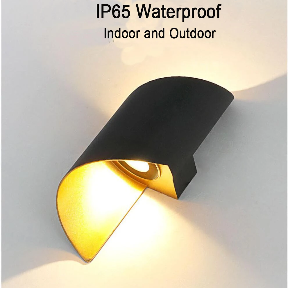 LED Wall Lamp 6W 10W AC85-265V Modern Minimalist Style  IP65 Waterproof Indoor/Outdoor Lamp With 3 Years Warranties