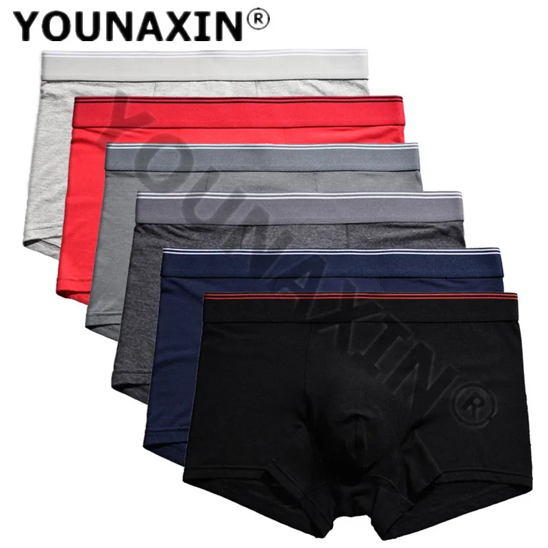 

Men Panties Boxers Briefs Shorts Homme Big Size Underwear Modal Large Underpants Breathable Undies Soild Knickers XL 2XL 3XL 4XL