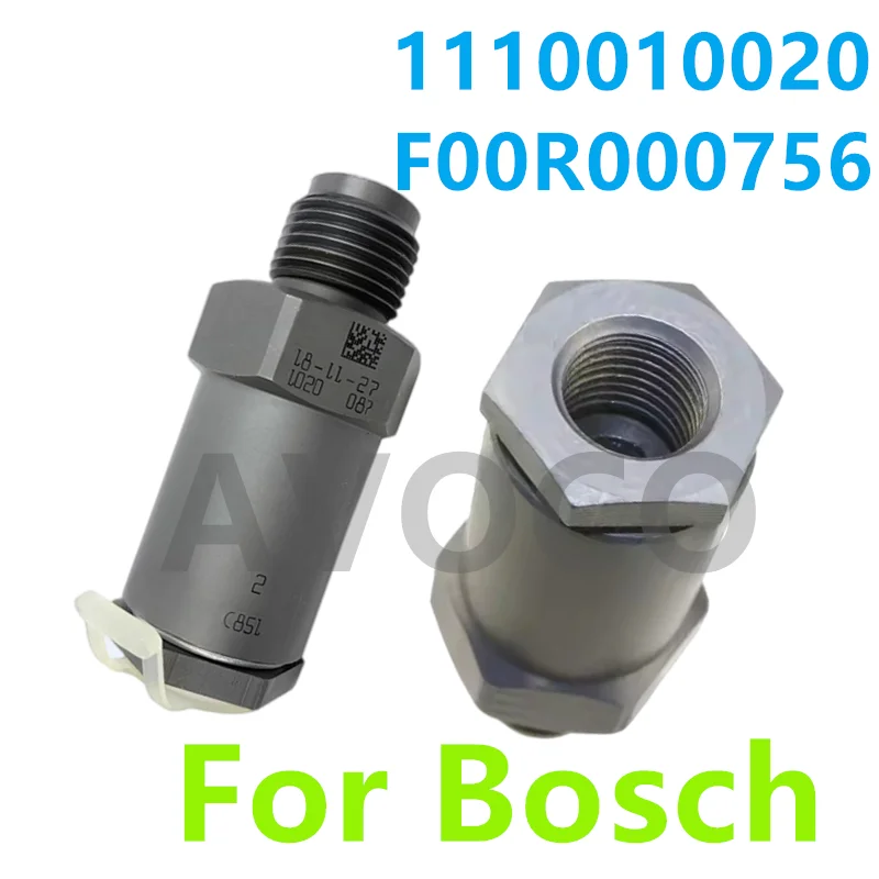 Auto Parts Fuel Rail Pressure Limiter Valve 1110010020 F00R000756 F00R000761 1110010033 Pressure Relief Valve For C-ummins