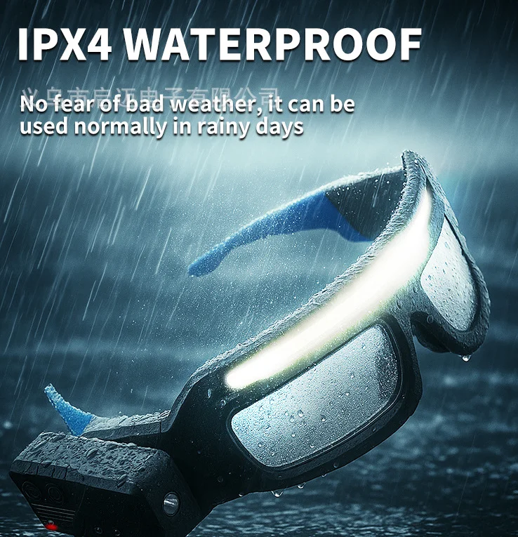 Induction Headlight & Warning Glasses Light | Rechargeable, Portable, Multi-Mode for Night Work & Running