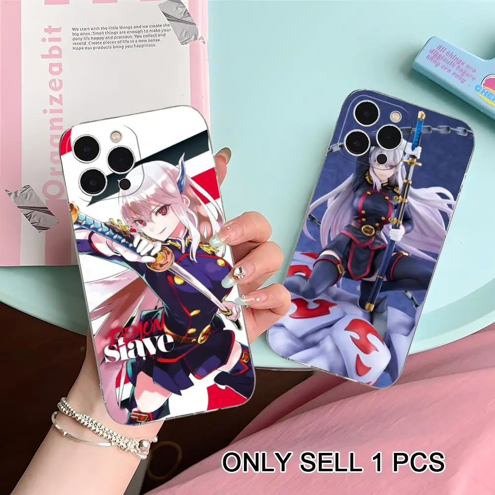 

Чехол Mato seihei no slave Uzen Kyouka Clear для iPhone 17 16 15 14 13 12 11 X XR XS Air Pro Max Plus Mini, цветной