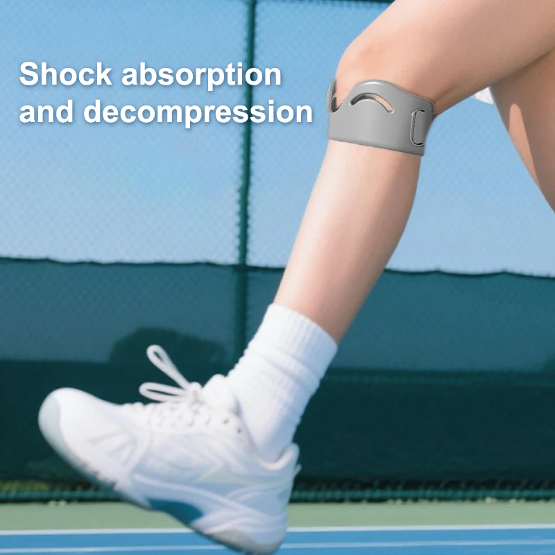 1Pcs Silicone Patella Tendon Knee Straps Flexible Elastic Patella Tendon Stabilizer Breathable Lightweight