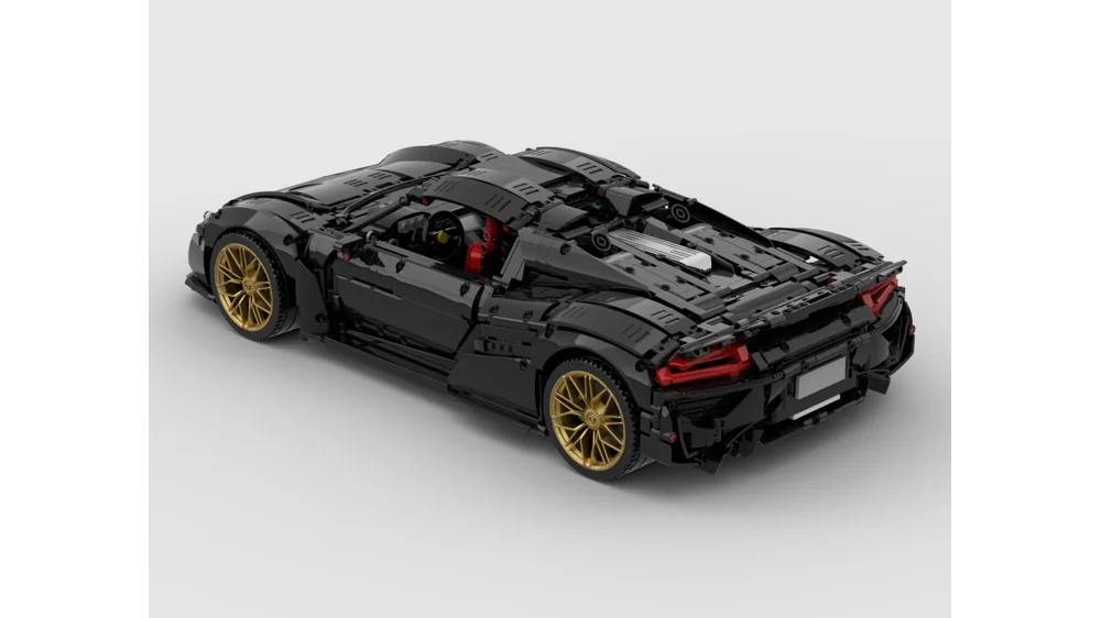 Supercar MOC-172169 • 3981 peças modelo de bloco de construção presente de brinquedo de aniversário