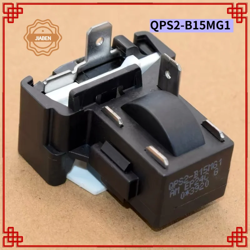 1Pcs New PTC Starter Thermal Protector Relay QPS2‑B15MD3 QPS2‑B15MG1 Replacement Spare Parts For Refrigerator Freezer