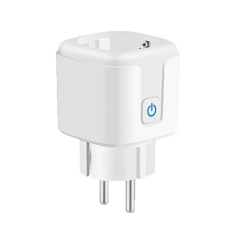 AA51 Tuya Wifi Smart Plug 16A EU Socket With Power Monitoring Timing Function Voice Control Via Tuya For Alexa Googlehome(EU) EU