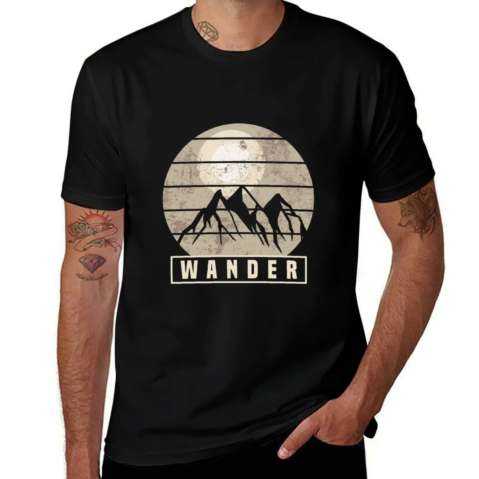 

Wander T-Shirt cotton tshirt 100% t shirt men 100% cotton luxury brand t shirt man luxury T-Shirt