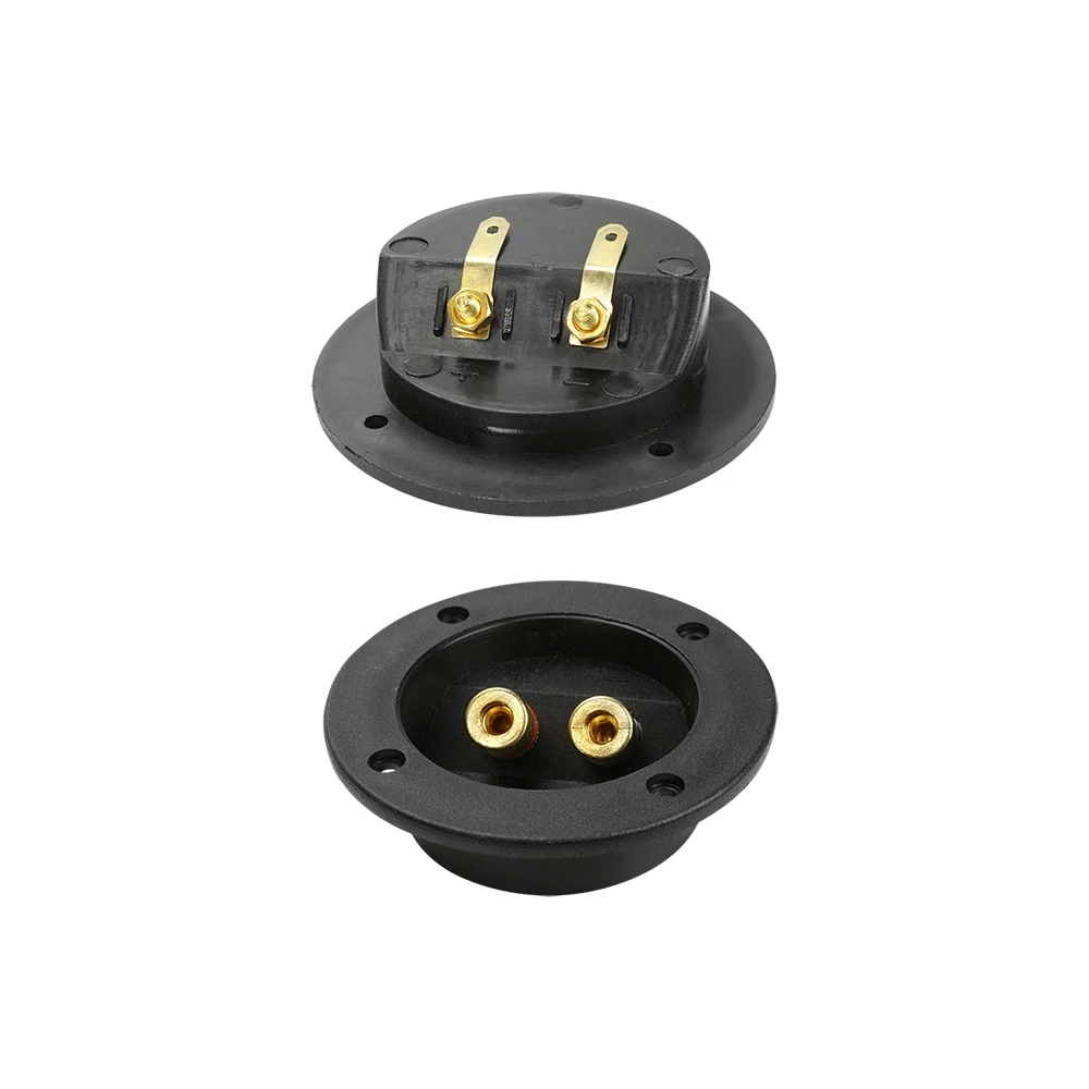 4x Professional Round Borne Terminal 75mm for Sound Box-PIX