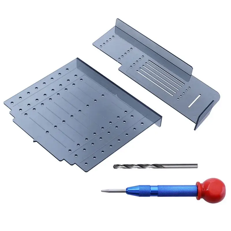 PERFECT MODERN Kitchen Cabinet Pulls Installation Jig Drill Mounting Template For Cabinet Knobs Cabinet Handles Drill For Drawer