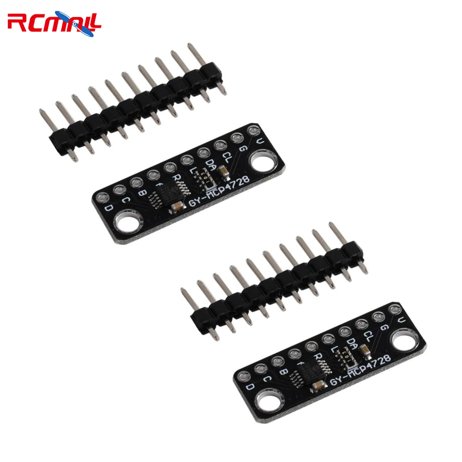 2 szt. MCP4728 12-bitowy konwerter cyfrowo-analogowy I2C GY-MCP4728 moduł czujnika DAC o niskim zużyciu energii