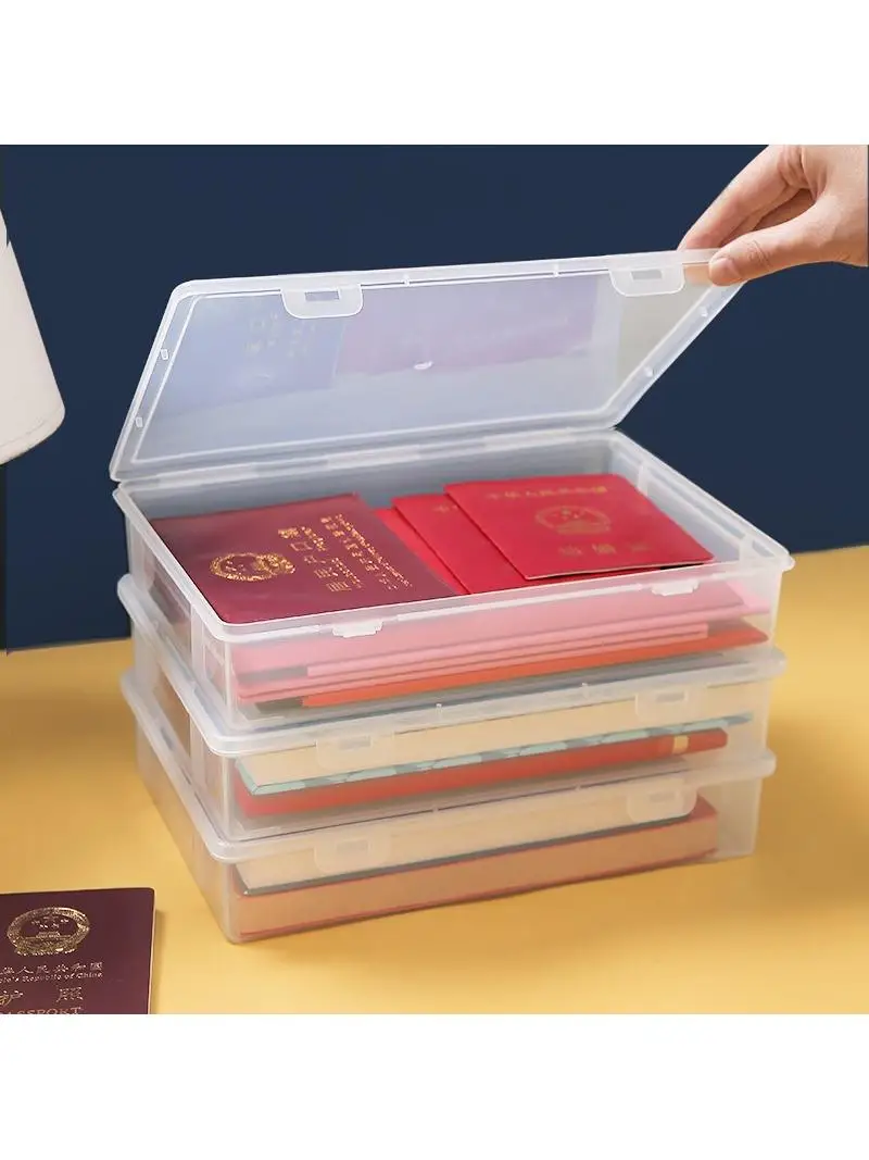 boite-de-rangement-pour-documents-a4-anti-poussiere-et-anti-humidite-pour-l'organisation-des-dossiers-des-certificats-importants-des-archives-menagers