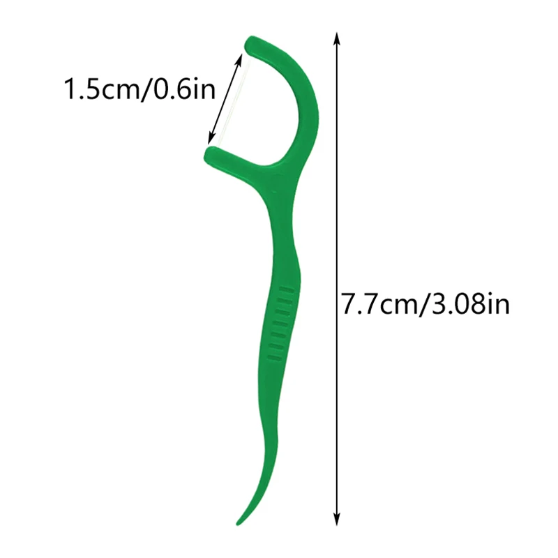 50 шт., мятная зубная нить, домашняя портативная одноразовая палочка для ухода за зубной нитью, уход за полостью рта, глубокая чистка