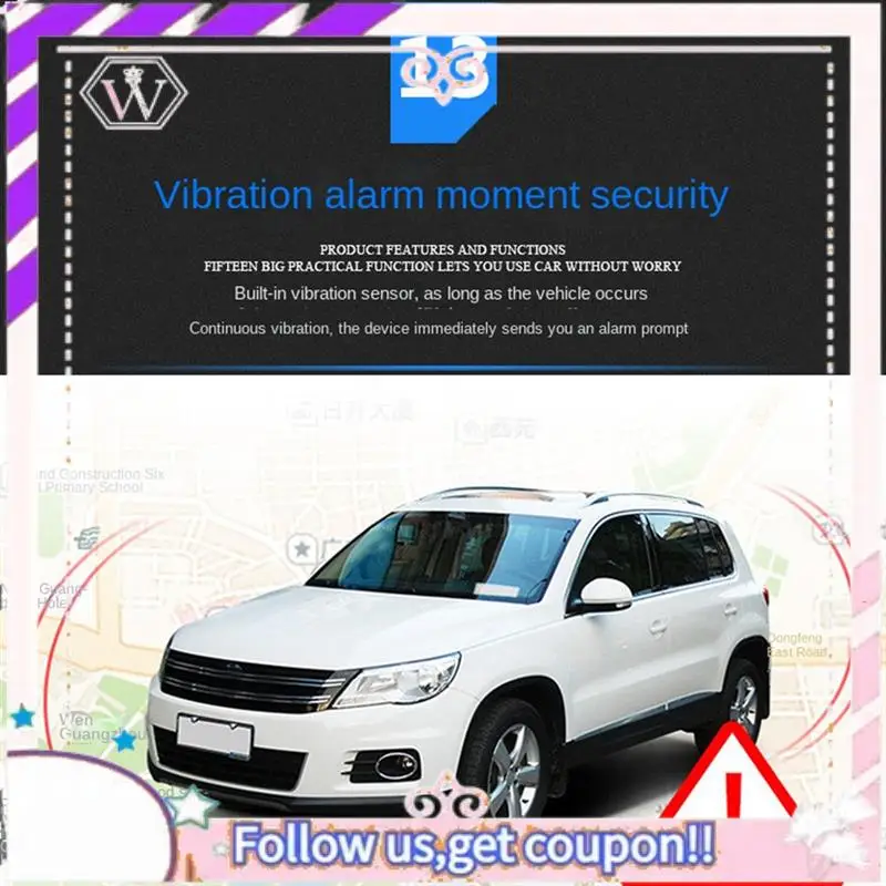 سهلة الاستخدام GSM LBS دراجة نارية صغيرة بنظام تحديد المواقع 9-90 فولت قطع الوقود السرعة الزائدة يهتز محدد تتبع