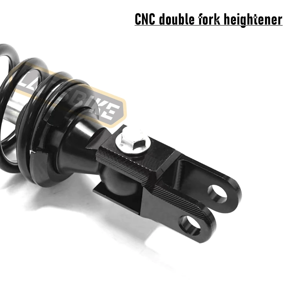 دراجة نارية E-الدراجة الخلفية صدمة زيادة جهاز سبائك الألومنيوم ارتفاع تمديد موسع العالمي استبدال أجزاء موتو الملحقات #6