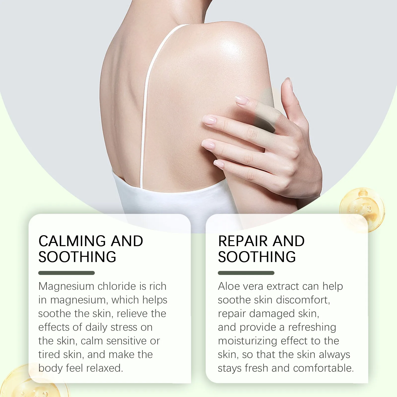 114g Magnesium Body Butter Moisturizing Cream Easy to Absorb Brighten Skin Tones Keep Skin Soft Smooth Body Moisturizer All Skin