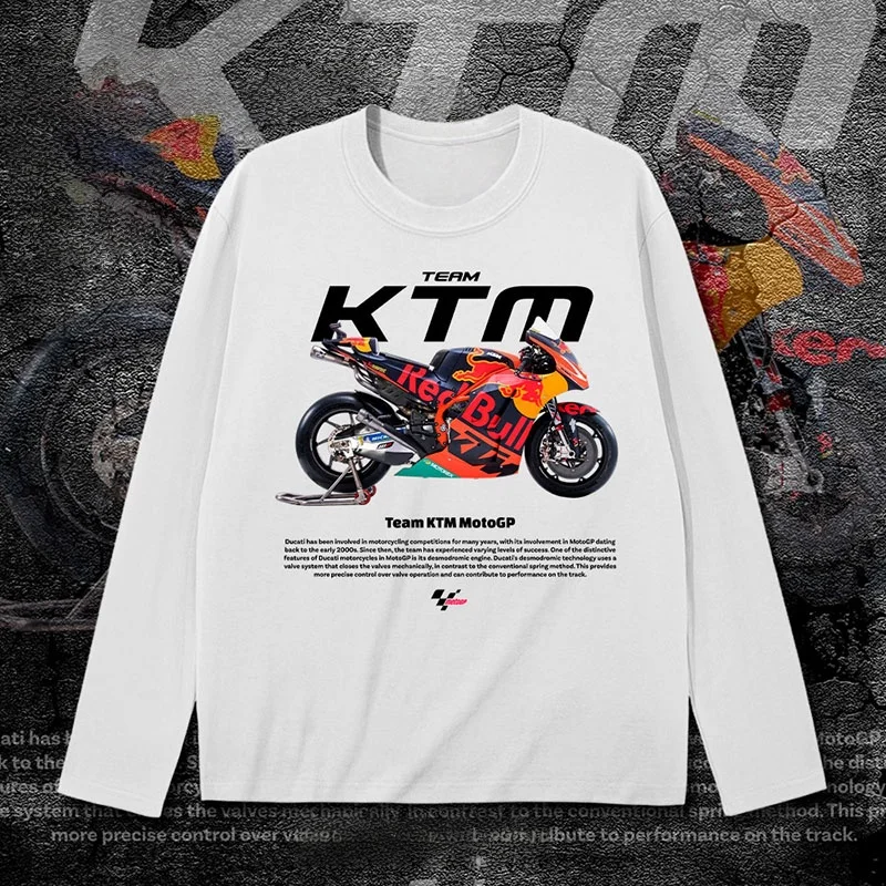 

Толстовка с длинными рукавами Team Ktm Orange Motorcycle Racing Speed Passion Streetwear на осень и зиму