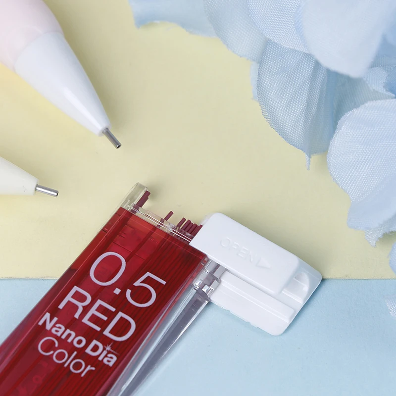 رائجة البيع 0.5 مللي متر قلم رصاص الميكانيكية الملونة الخاصة يؤدي الطلاء قلم رصاص الميكانيكية عبوات القرطاسية المدرسية اللوازم المكتبية