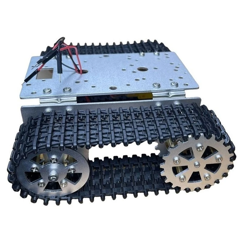 Alloy Robotic DIY Car Chassis DIY Car Robot With TT Motor Set RC Tank Chassis Building Block Motor 3-9V Crawler Smart