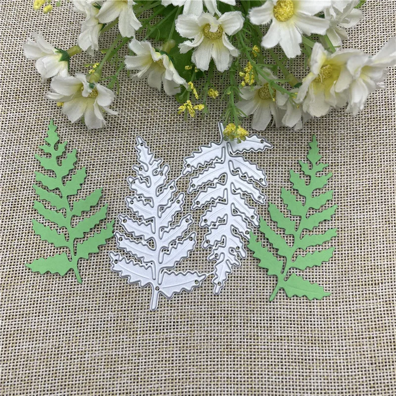 2PCS leafage Frame  Metal Cutting Dies Stencils For DIY Scrapbooking Decorative Embossing Handcraft Template