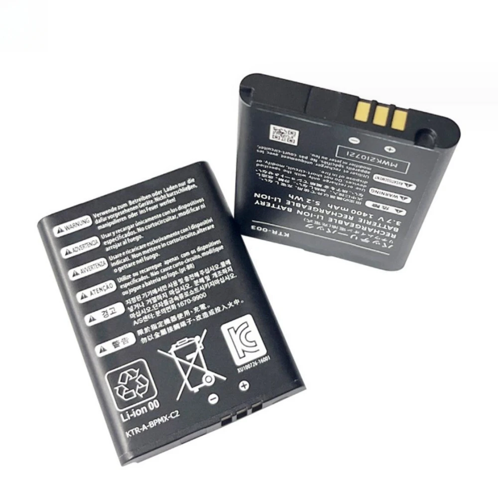 

2pcs KTR-003 Battery for Nintendo New 3DS Switch Games Console Li-ion 1400mAh 3.7V